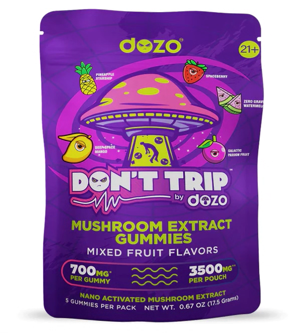 Dozo Don't Trip THC-P + Mushroom Extract Gummies, 3500mg