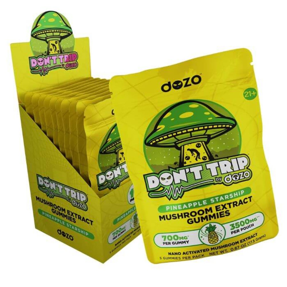 Dozo Don't Trip THC-P + Mushroom Extract Gummies, 3500mg