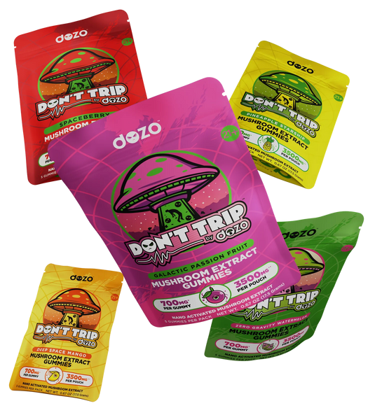Dozo Don't Trip THC-P + Mushroom Extract Gummies, 3500mg