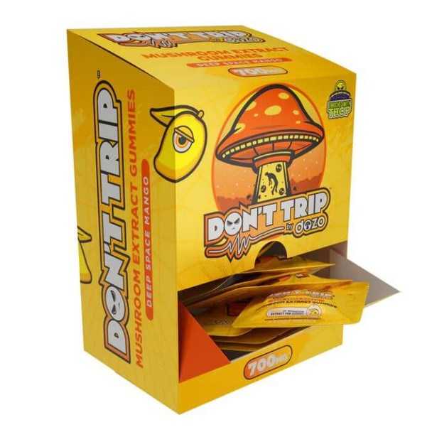 Dozo Don’t Trip THC-P + Mushroom Extract Single Gummy, 700mg/25CT