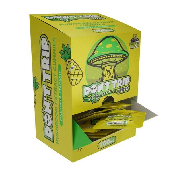 Dozo Don’t Trip THC-P + Mushroom Extract Single Gummy, 700mg/25CT