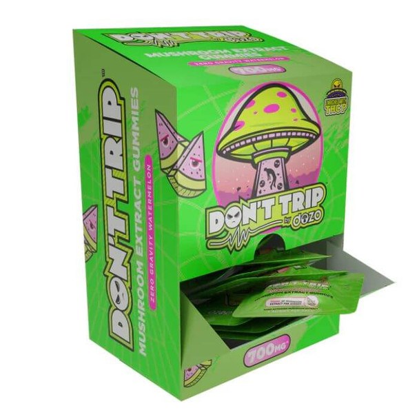 Dozo Don’t Trip THC-P + Mushroom Extract Single Gummy, 700mg/25CT