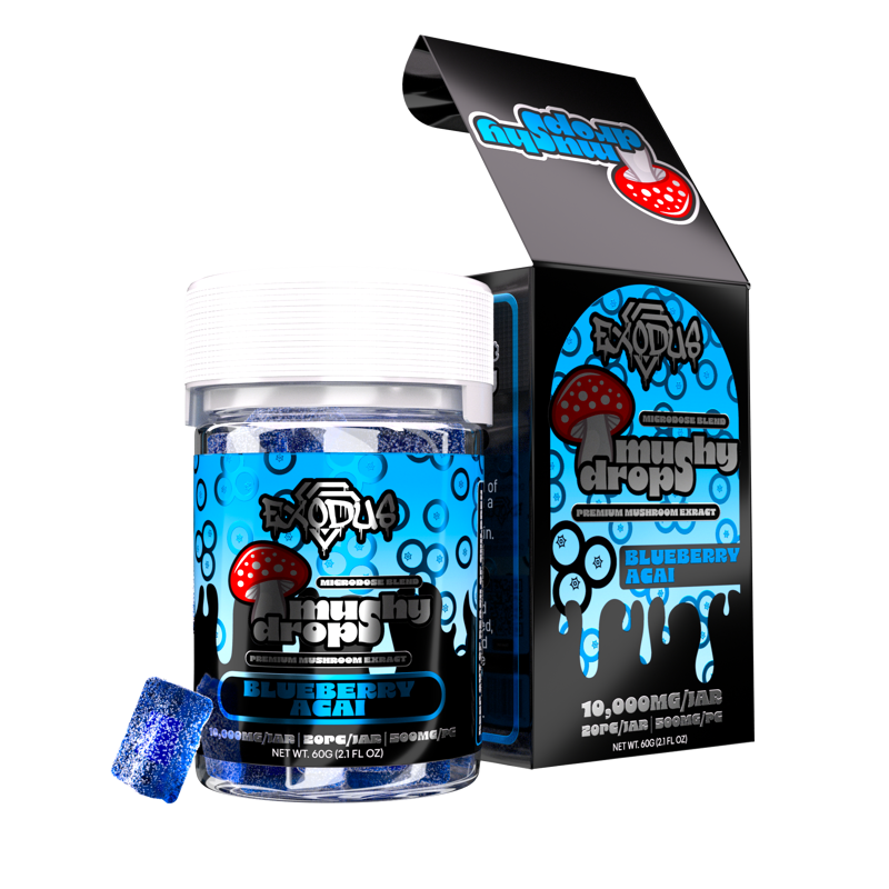 Exodus Mushy Drops Gummies, 10000mg