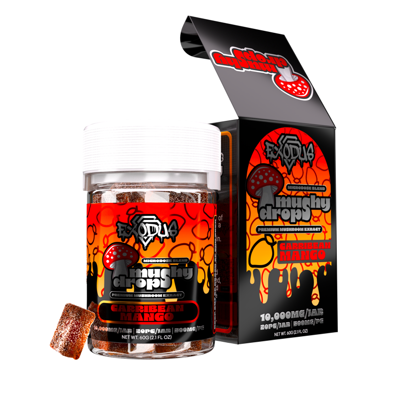 Exodus Mushy Drops Gummies, 10000mg