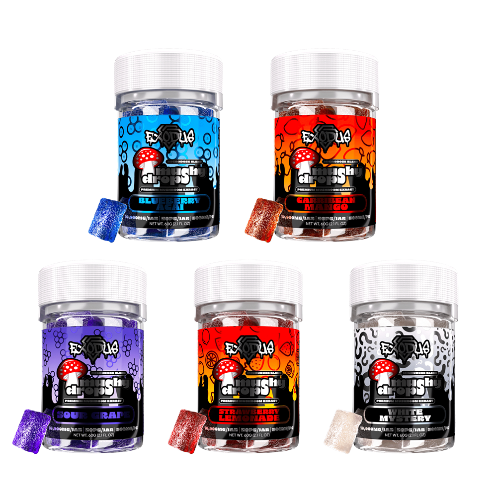 Exodus Mushy Drops Gummies, 10000mg