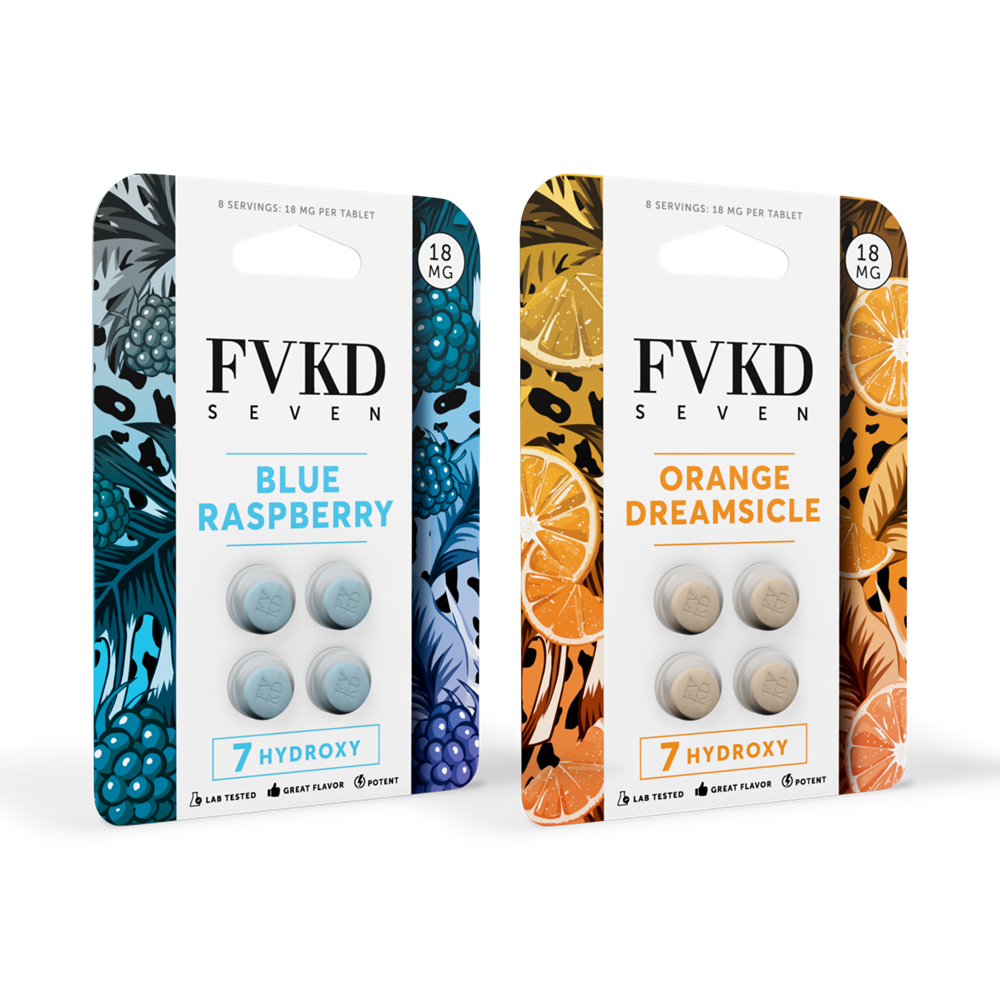 FVKD Seven 7-Hydroxy Tablets, 18mg 10CT