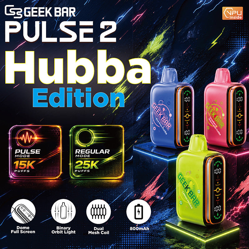 GEEK BAR PULSE 2 HUBBA EDITION 25K 5CT