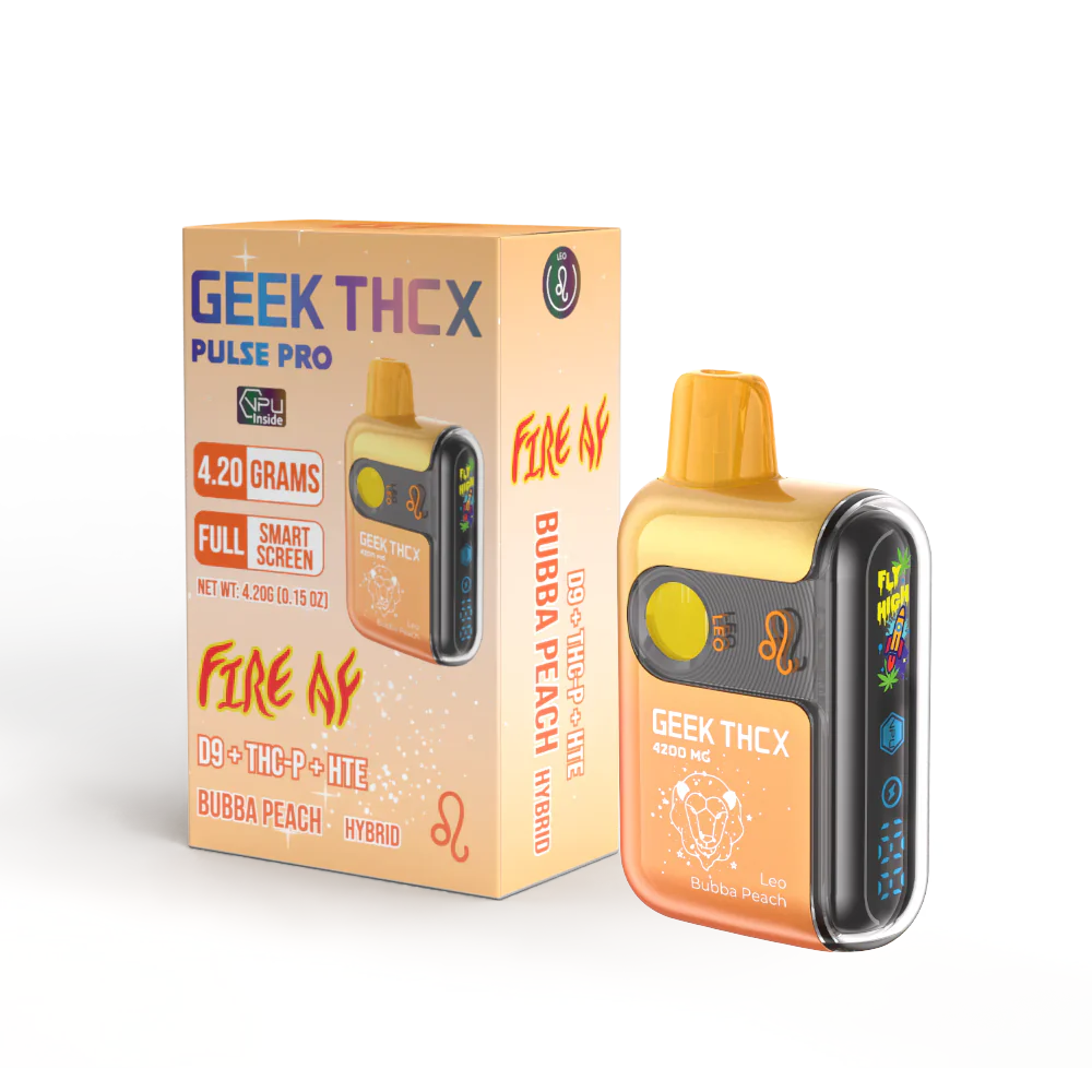 GEEK THCX PULSE PRO FIRE AF (D9+THCP+HTE) DISPOSABLE 4.2G 5ct
