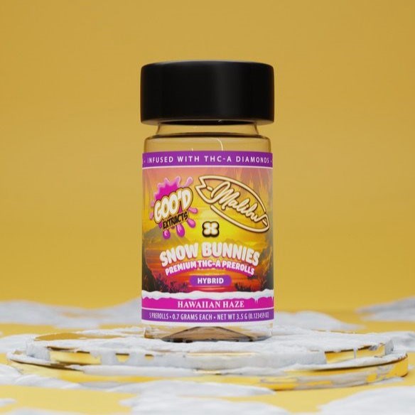 Goo'd Extracts THC-A Snow Bunnies Pre-Rolls, 3.5g