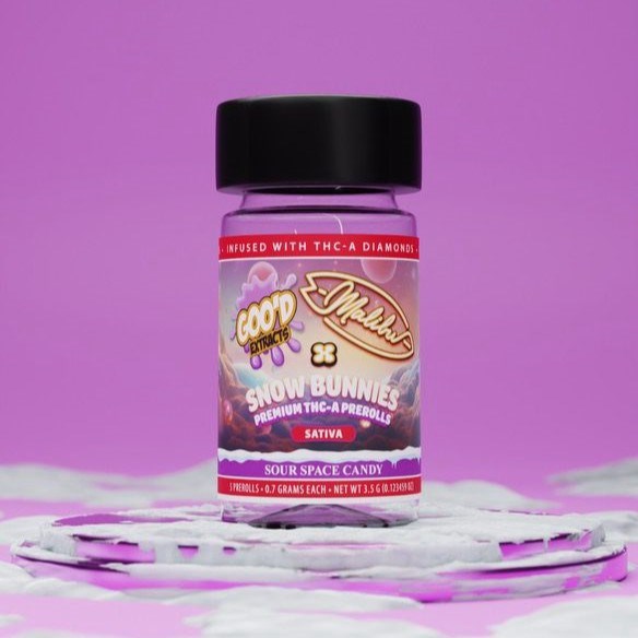 Goo'd Extracts THC-A Snow Bunnies Pre-Rolls, 3.5g