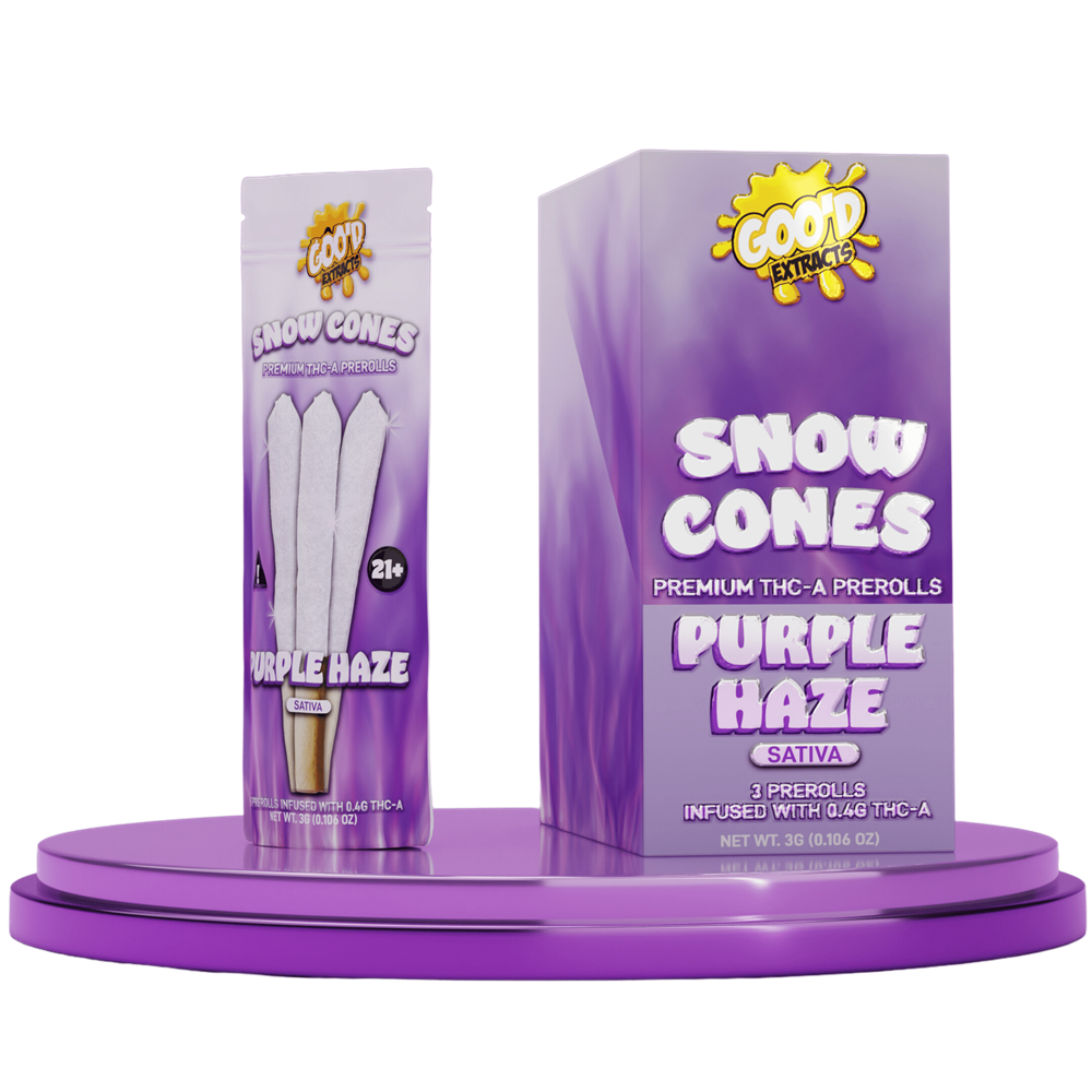 Goo'd Extracts THC-A Snow Cones Pre-Rolls, 3g 5 Pack