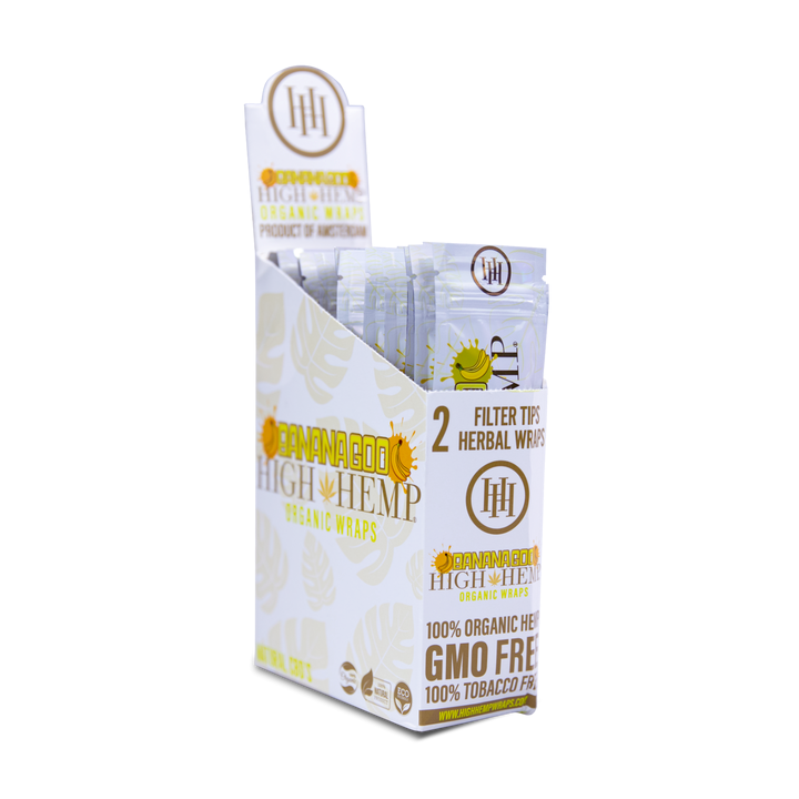 High Hemp Organic Wraps, 2pk/25CT