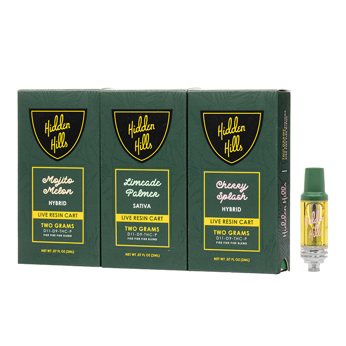 Hidden Hills Fire Blend Cartridge, 2g 5 Pack
