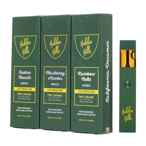 Hidden Hills Fire Blend Disposable, 2g 5 Pack