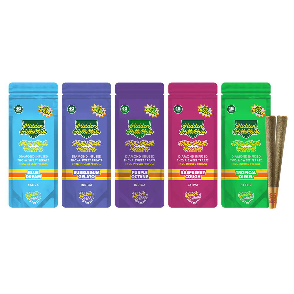 Hidden Hills Mini Mart THC-A Pre-Rolls, 2pk 10ct