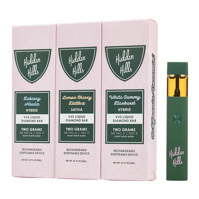 Hidden Hills VVS Liquid Diamonds Night Blend Disposable, 2g 5 Pack
