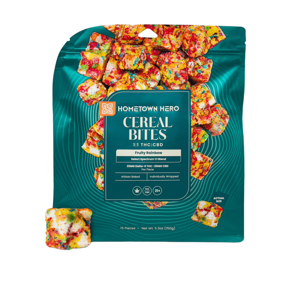 Hometown Hero D9 + CBD 1:1 Cereal Bites, 600mg