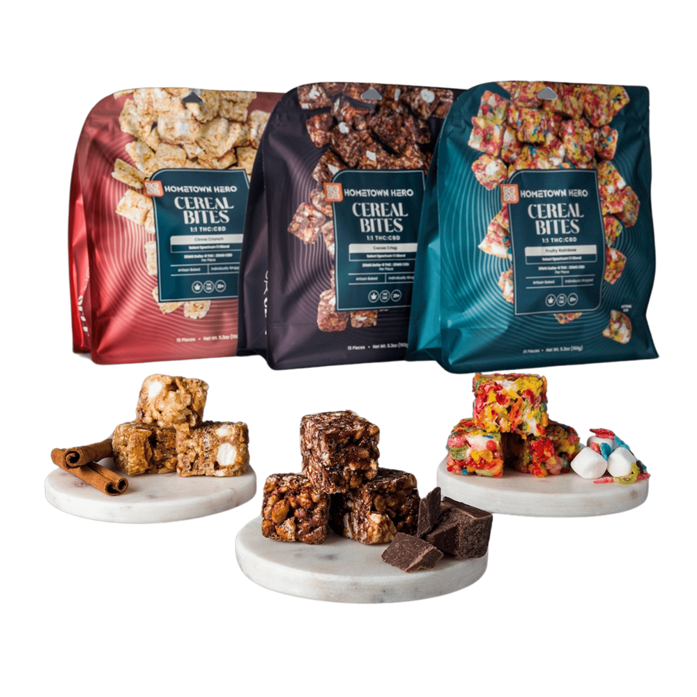 Hometown Hero D9 + CBD 1:1 Cereal Bites, 600mg