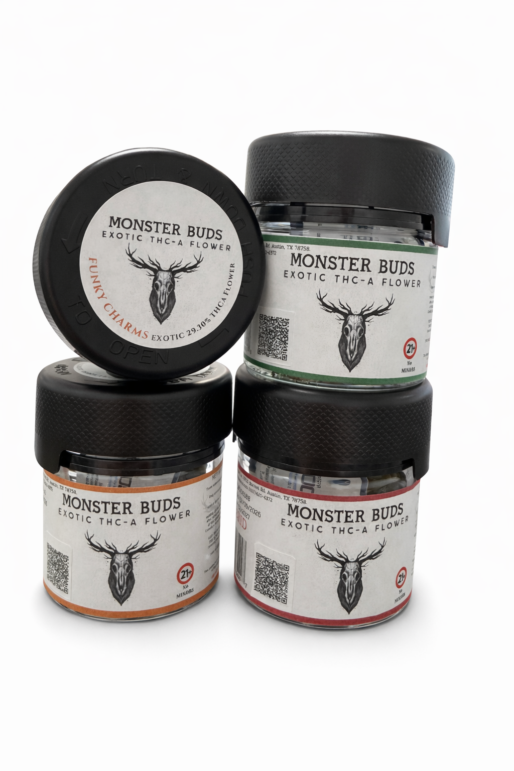 MONSTER BUDS EXOTIC FLOWER 3.5G