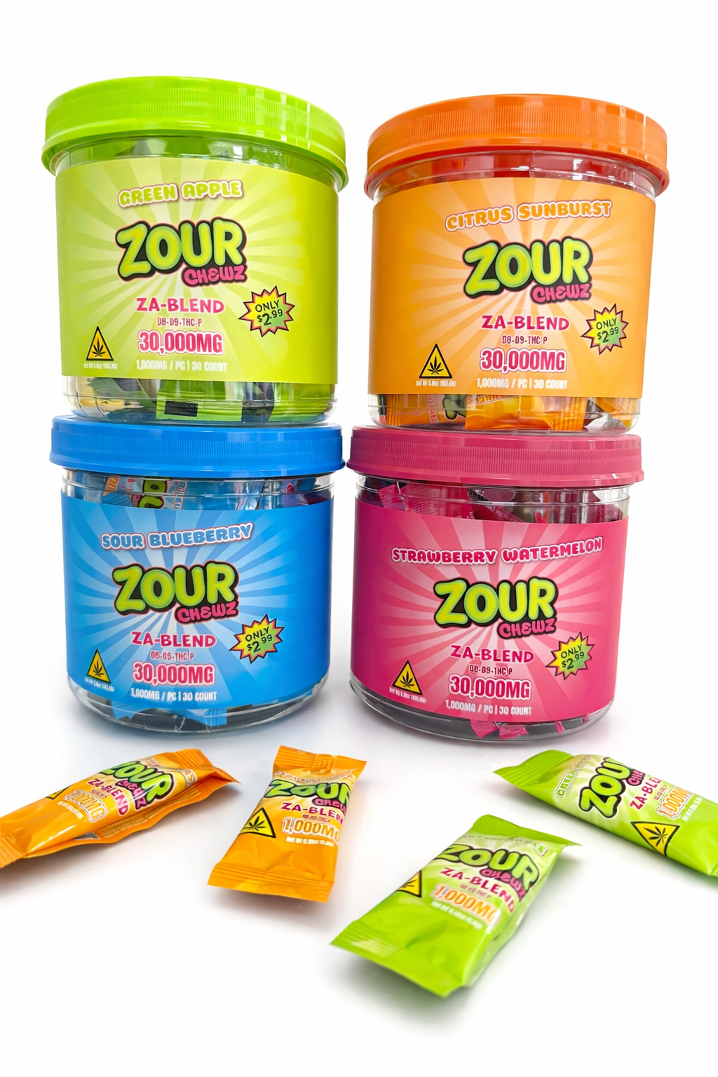 ZOUR CHEW ZA-BLEND 30CT JAR
