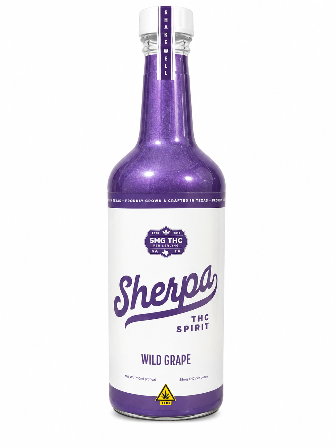 SHERPA THC SPIRIT 750ML BOTTLE 5MG