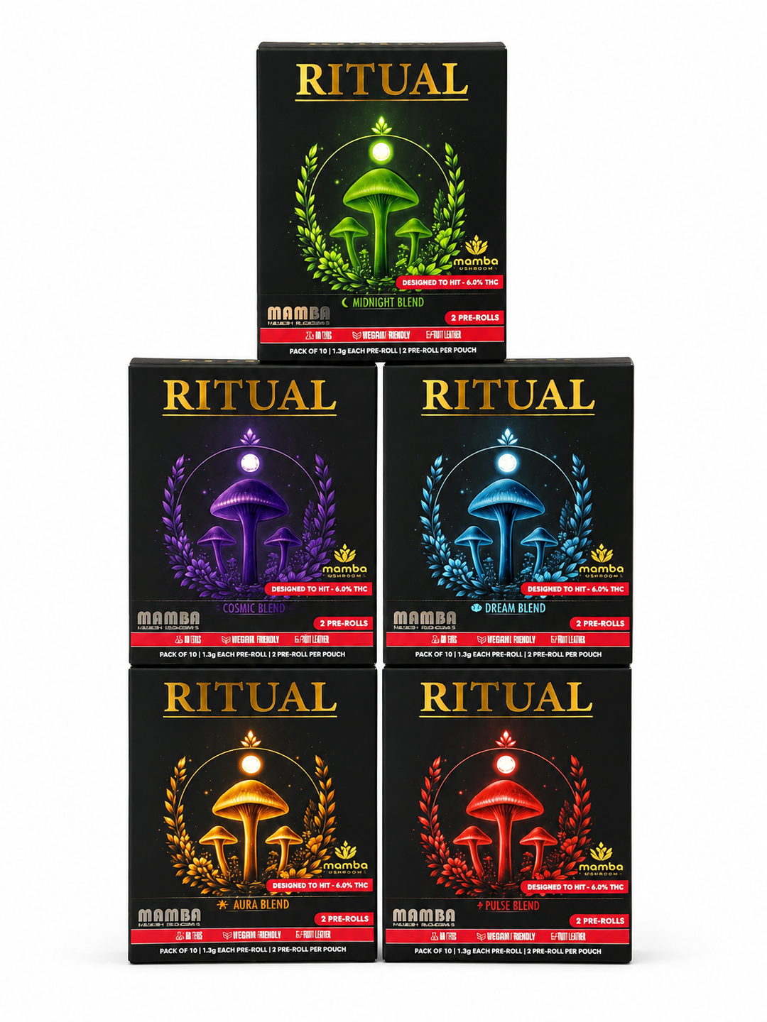 MAMBA 4 OF A KIND RITUAL BOTANICALS 2PK 10CT