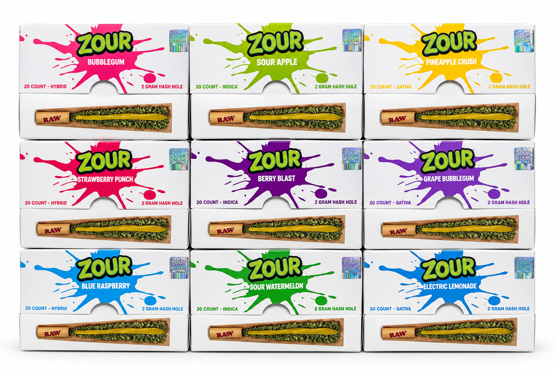 ZOUR CBG + CBD HASH HOLE 20CT