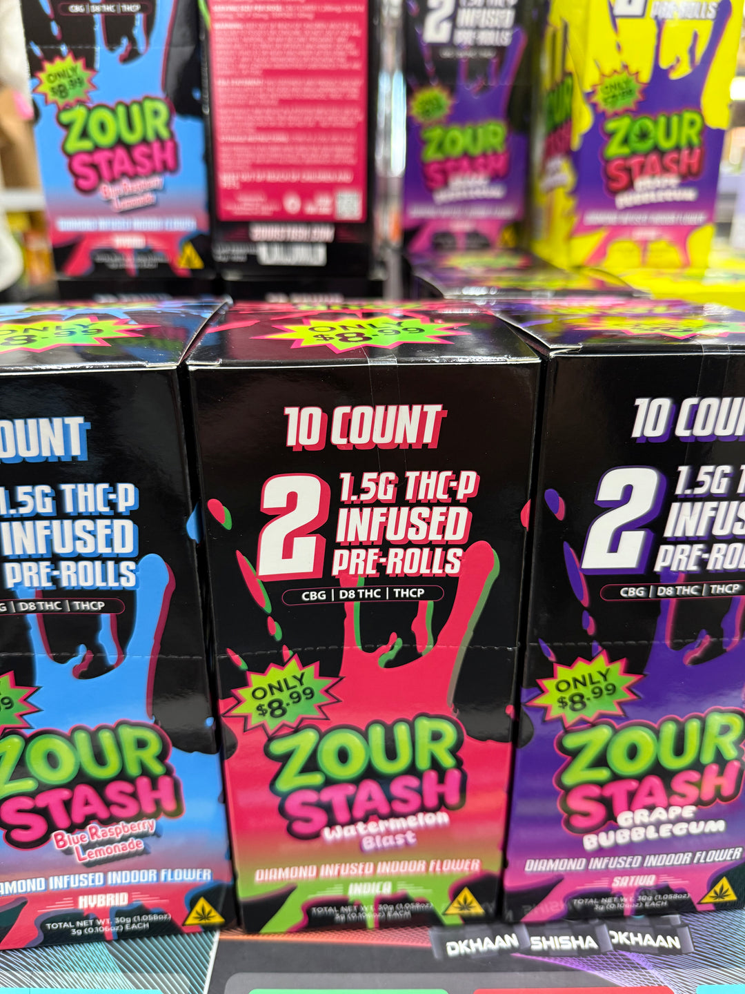 ZOUR STASH PREROLLS THCP 2PK 10CT