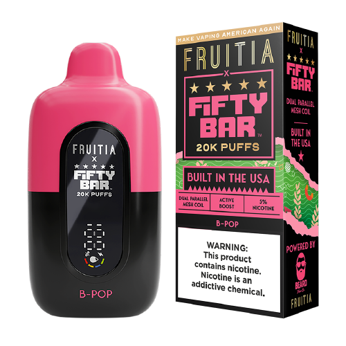 FIFTY BAR X FRUITIA 20k 5pk