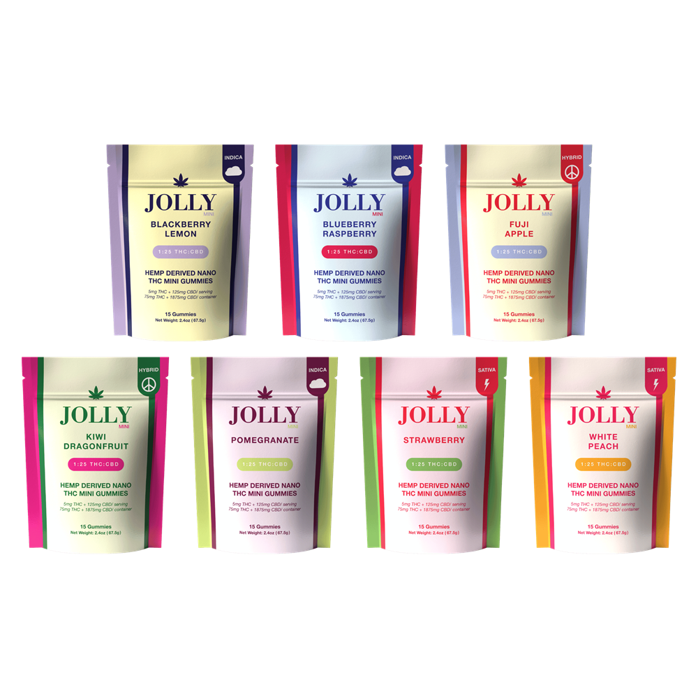 Jolly Mini 1:25 D9 Gummies, 15pk
