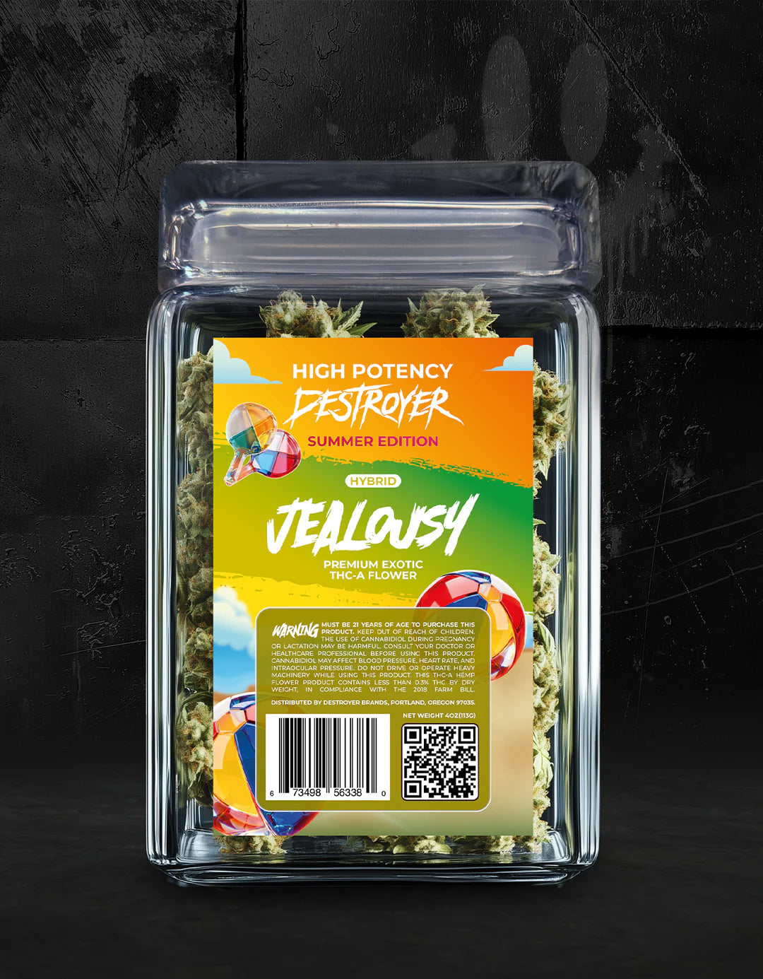 DESTROYER SUMMER EDITION PREMIUM EXOTIC THC-A FLOWER 4OZ