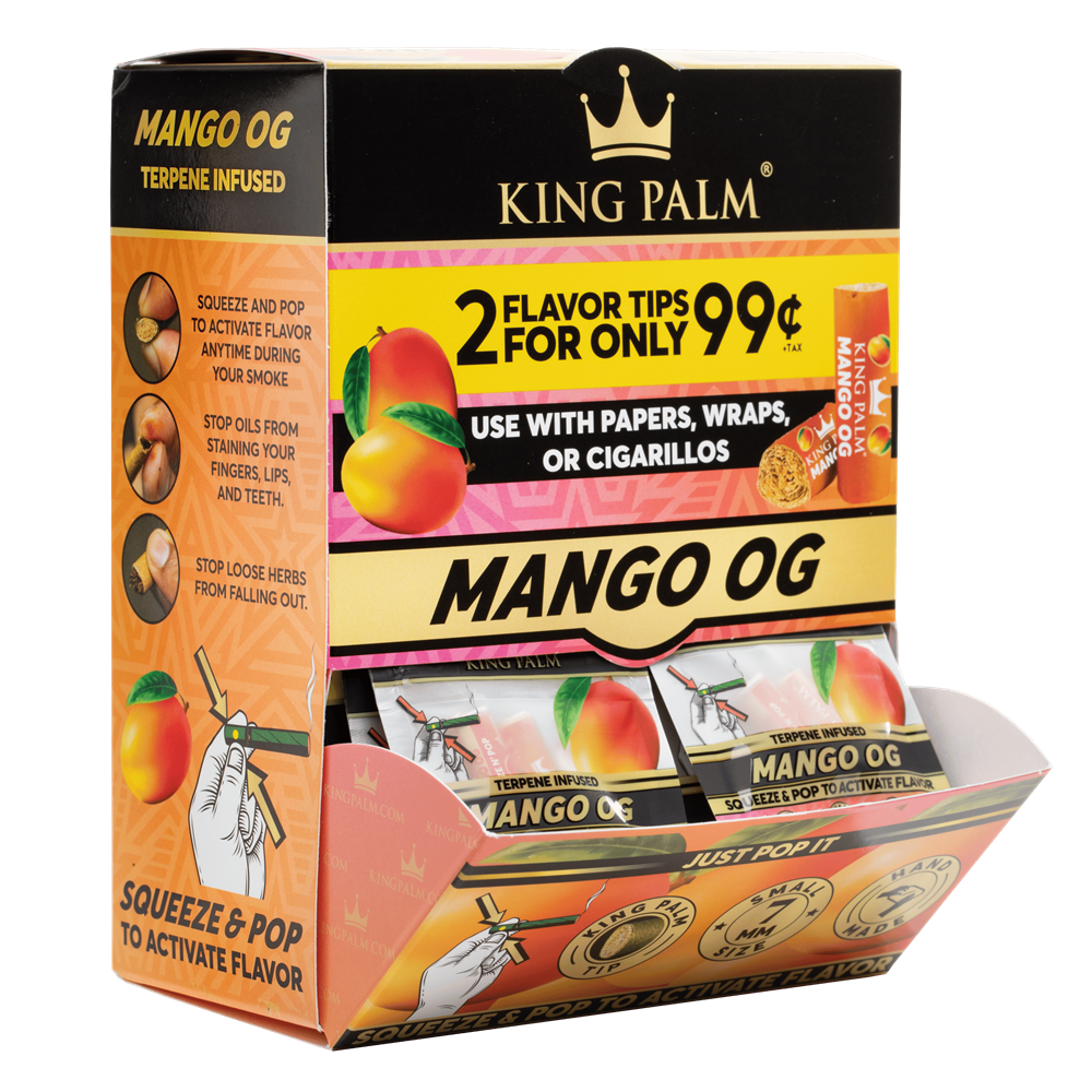 King Palm Flavor Tips, 2pk/50CT