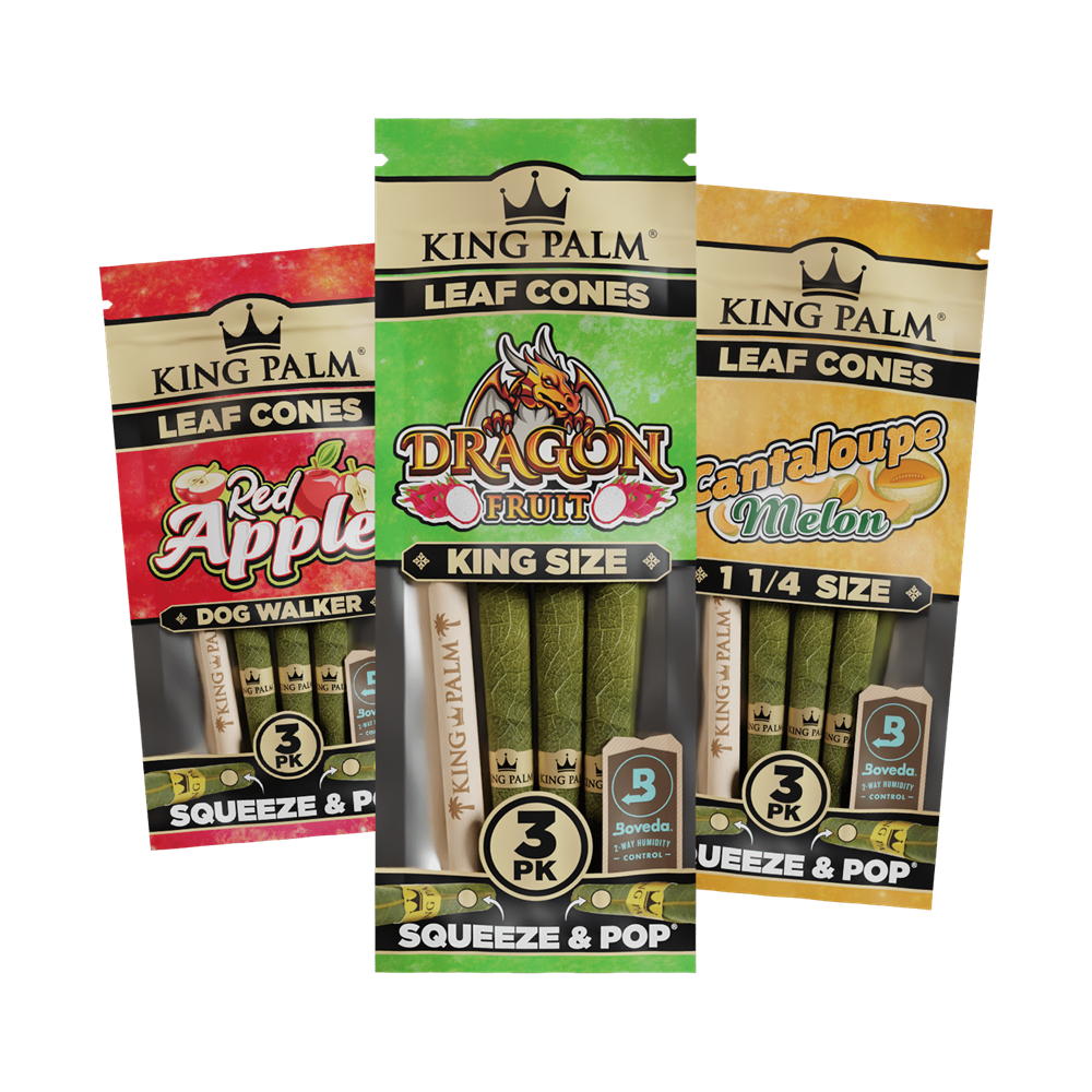 King Palm Leaf Cones, 3pk/15CT