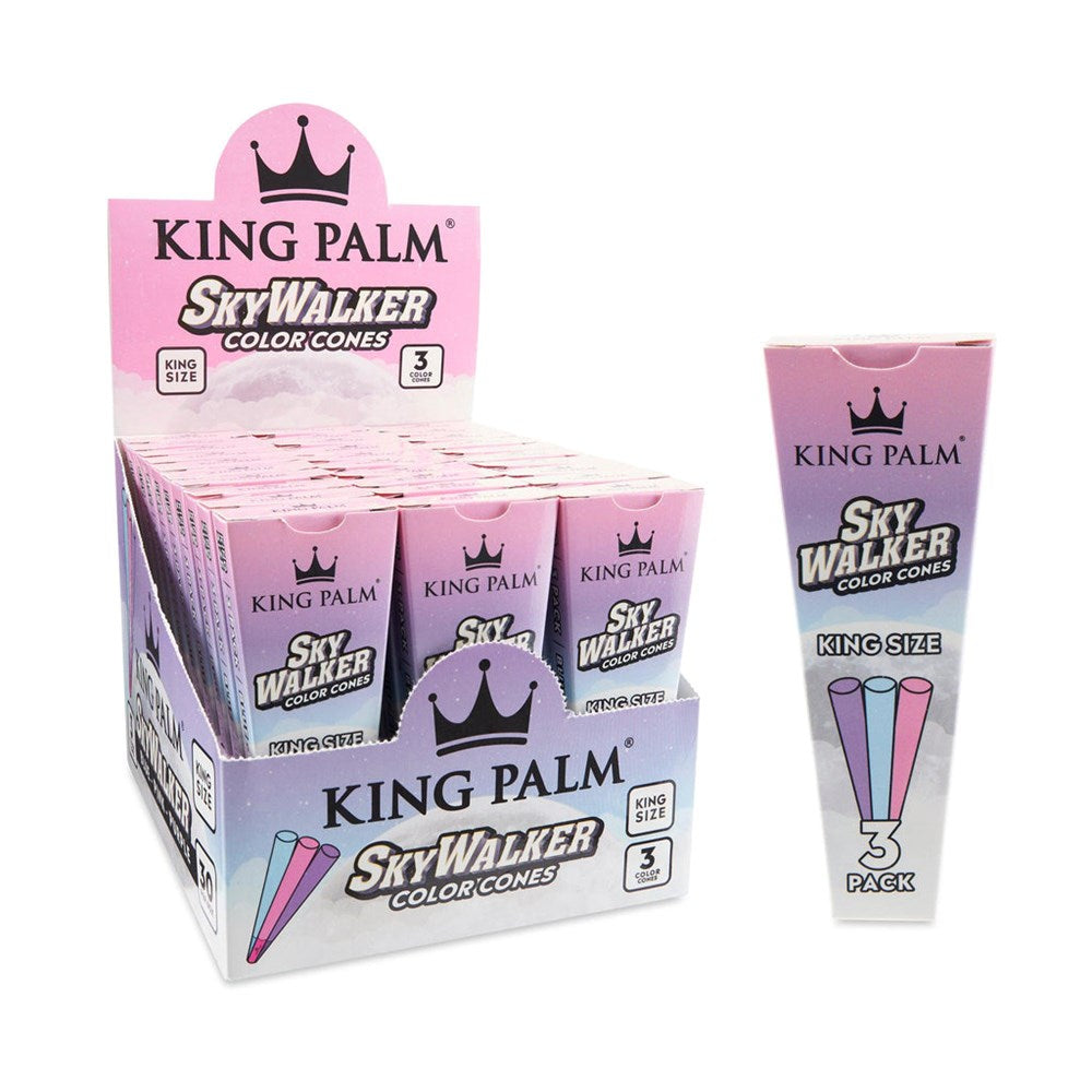 King Palm Sky Walker Color Cones, 3pk/30CT