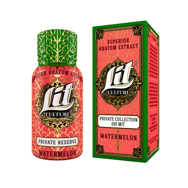 Lit Culture Kratom Extract Liquid Shot, 15ml 12CT