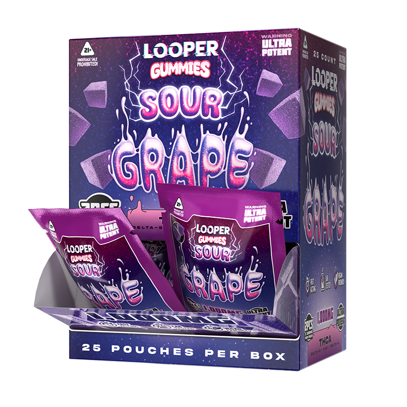 Looper THC-A Gummies Sachet, 2pk/ 1000mg