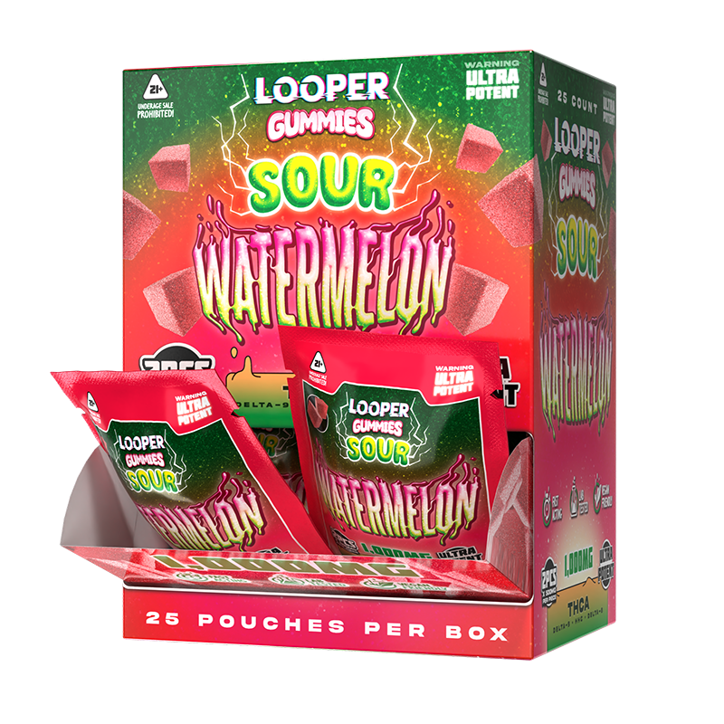 Looper THC-A Gummies Sachet, 2pk/ 1000mg