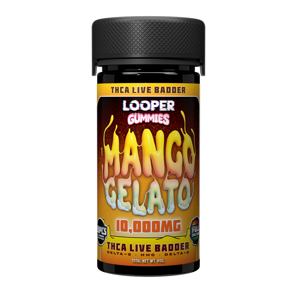 Looper THC-A Live Badder Gummies, 10000mg