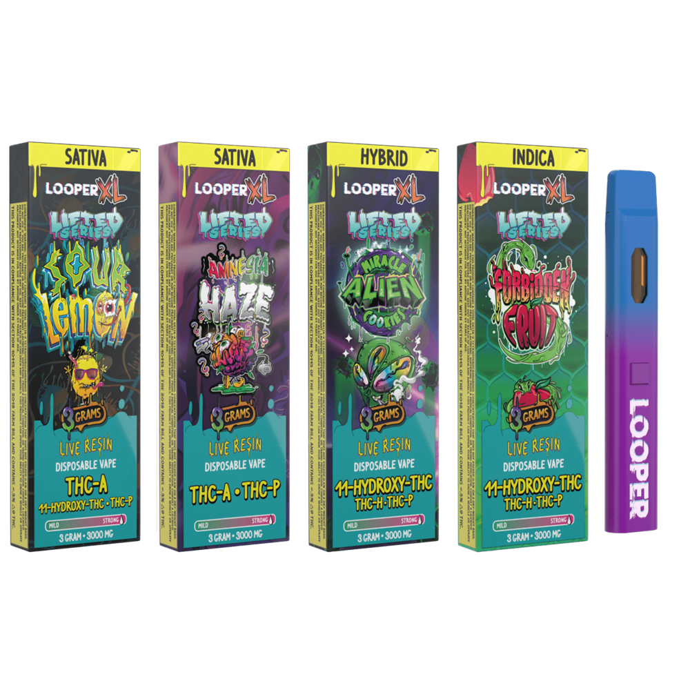Looper Lifted Series Live Resin Disposable, 3g 5 Pack