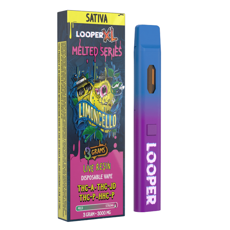Looper Melted Series Live Resin XL Disposable, 3g 5 Pack