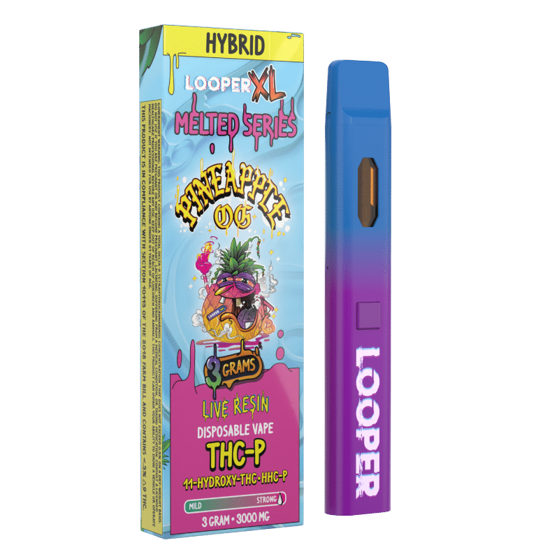Looper Melted Series Live Resin XL Disposable, 3g 5 Pack