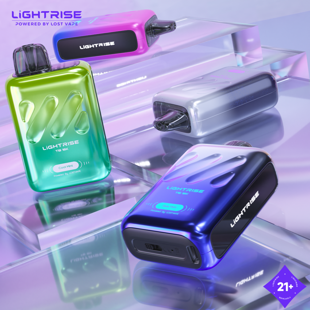 Lost Vape LightRise TB18K Disposable, 5CT
