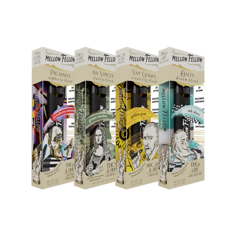 Mellow Fellow Premium Blend Disposable, 2ml/ 6 Pack