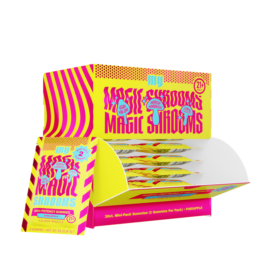 My Magic Shrooms Gummies Sachet, 2pk/2400mg