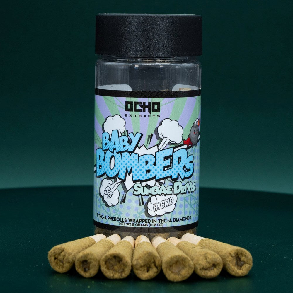 Ocho Extracts Baby Bombers THC-A Caviar Pre-Rolls, 5g