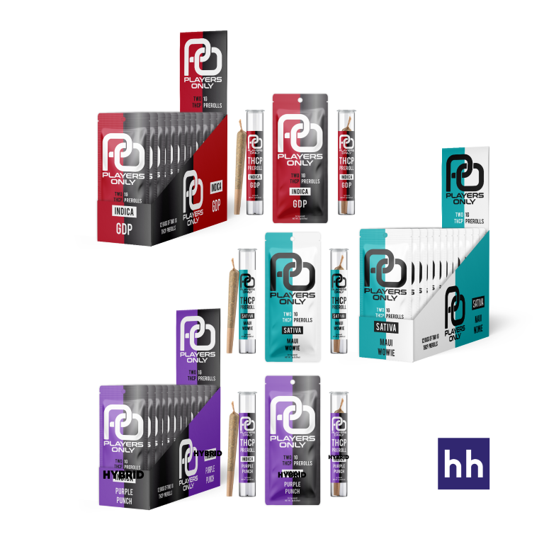 Players Only THC-P Pre-Rolls, 2pk 12CT