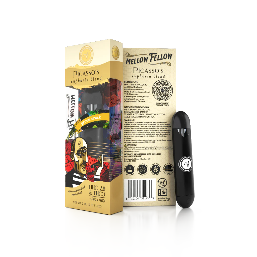 Mellow Fellow Premium Blend Disposable, 2ml/ 6 Pack