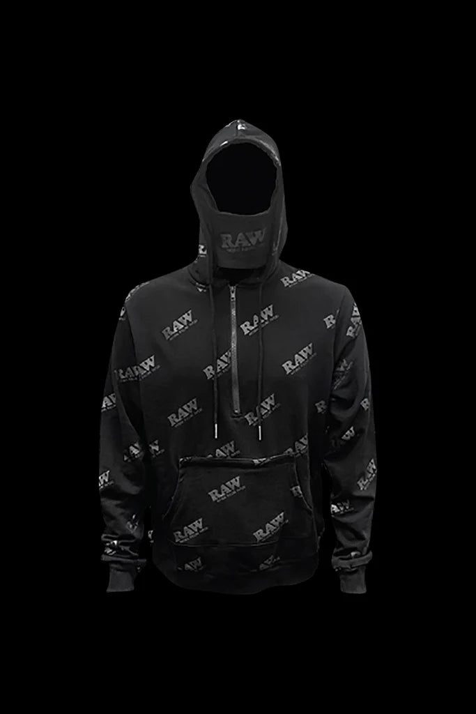 RAW BLACK ON BLACK RAWLERS HOODIE