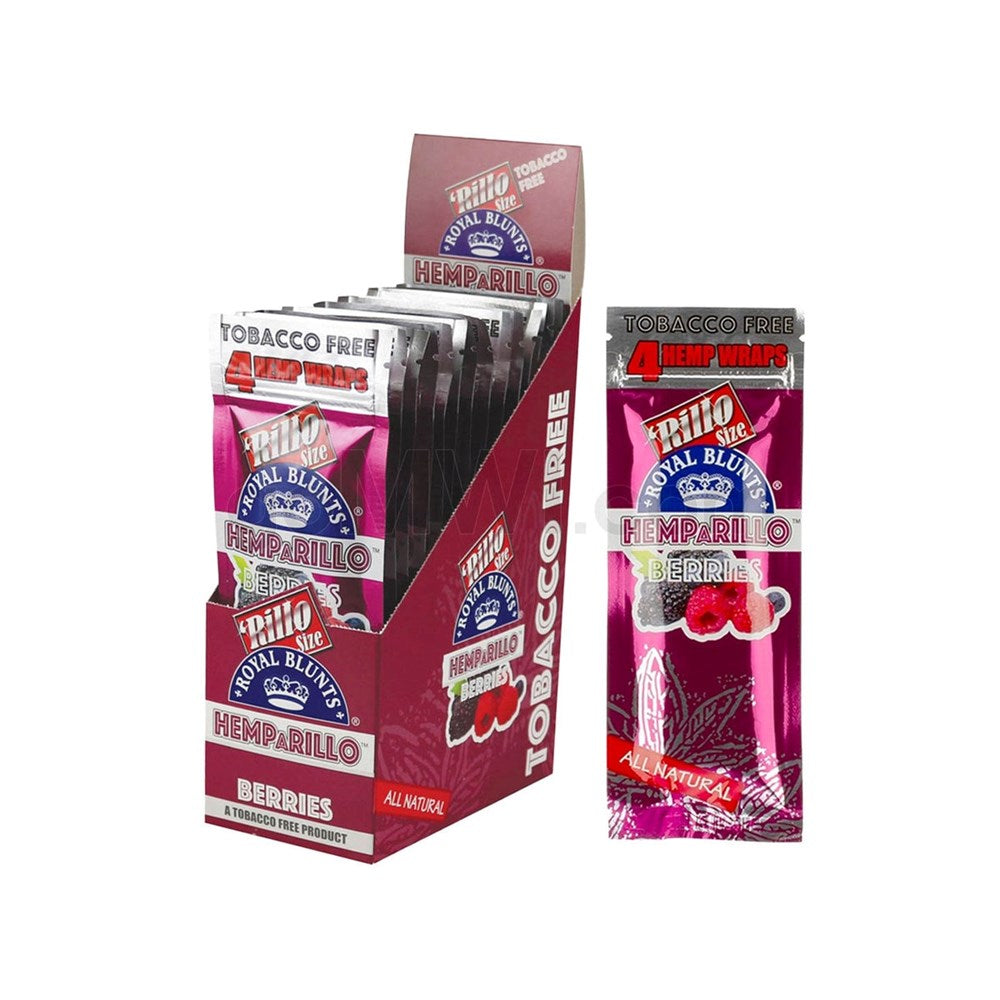 Royal Blunts Hemparillo Hemp Wraps, 15CT
