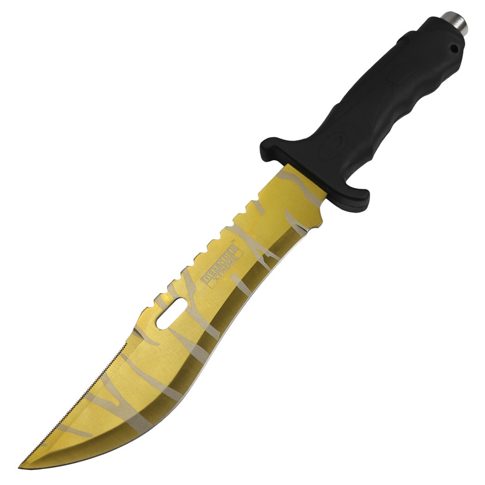 Defender-Xtreme 13"Anodized Fixed Blade Hunting Knife Stainless Steel